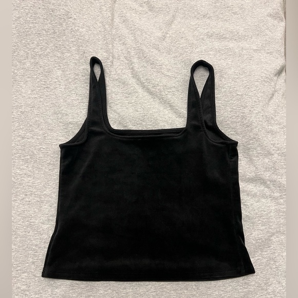 Express Velour Crop Tank - Picture 3 of 3